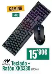 PCBox Netway - teclado + raton xks330 oferta