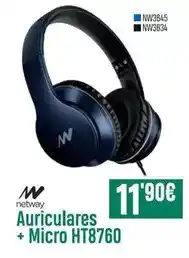 PCBox Netway - auriculares + micro ht8760 oferta