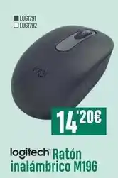PCBox Logitech - ratón inalambrico m196 oferta