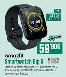 PCBox Amazfit - smartwatch bip 5 oferta