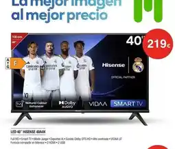 Milar Hisense - led 40 40 40an oferta
