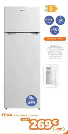 Pascual Martí Teka - frigorífico rtf3210 oferta