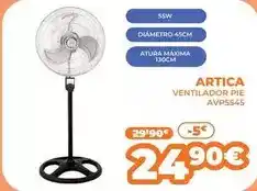 Pascual Martí Artica - ventilador pie avp554s oferta