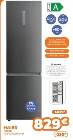 Pascual Martí Haier - combi hdpw5620anpd oferta