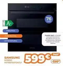 Pascual Martí Samsung - horno nv7b5750tdk/u 1 oferta