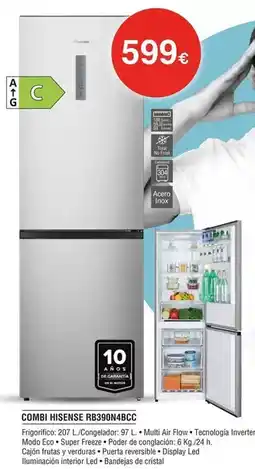 Milar Hisense - combi rb390n4bcc oferta