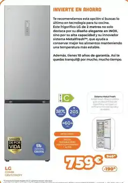 Pascual Martí Lg - combi gbv7270cpy oferta