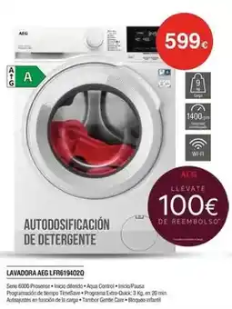 Milar Aeg - lavadora lfr6194902d oferta