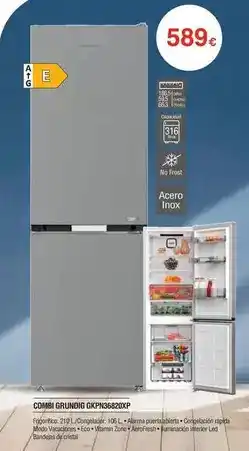 Milar Grundig - combi gbpn3620cp oferta