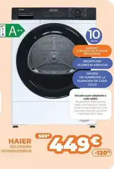 Pascual Martí Haier - secadora hd100a2939eib oferta
