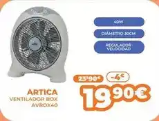 Pascual Martí Artica - ventilador box avbox40 oferta