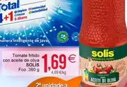 Plenus Supermercados Solís - tomate fritido con aceite de oliva oferta