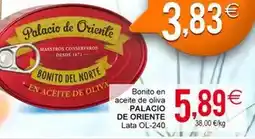 Plenus Supermercados Palacio de oriente - bonito en aceite de oliva oferta