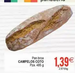 Plenus Supermercados Campelos do coto - pan broa oferta
