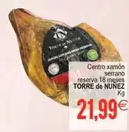 Plenus Supermercados Torre de núñez - centro xamón serrano reserva 18 meses oferta