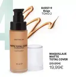 Cristian Lay Cristian lay - maquillaje matte total cover oferta