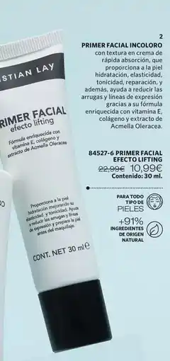 Cristian Lay Cristian lay - primer facial incoloro oferta