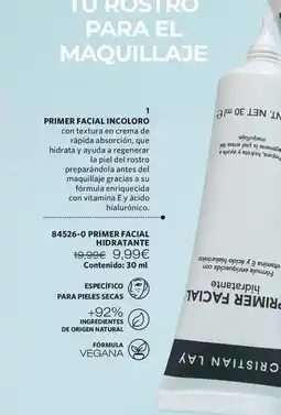 Cristian Lay Cristian lay - primer facial incoloro oferta