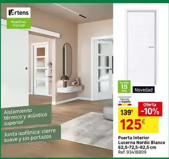 Leroy Merlin Blanco - puerta interior lucerra nordic oferta