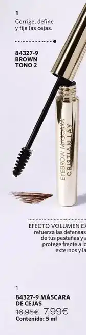 Cristian Lay Cristian lay - máscara de cejas oferta