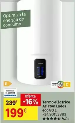 Leroy Merlin Home - termo electrico ariston lydos eco 80 l oferta