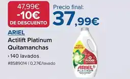 Costco Ariel - actilift platinum quitamanchas oferta