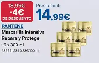 Costco Pantene - mascarilla intensiva repara y protege oferta