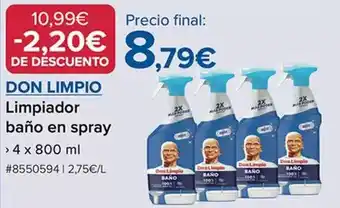 Costco Don limpio - limpiador bano en spray oferta