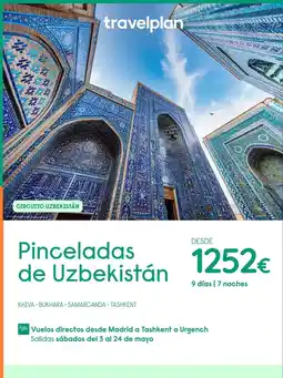 Travelplan Travelplan - pinceladas de uzbekistán oferta