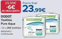 Costco Dodot - toallitas pure aqua oferta