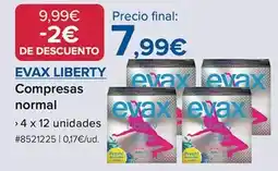 Costco Evax - liberty compresas normal oferta