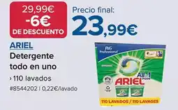 Costco Ariel - detergente todo en uno oferta