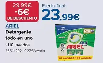Costco Ariel - detergente todo en uno oferta