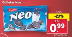 Lidl Sondey - galletas neo oferta