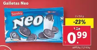 Lidl Sondey - galletas neo oferta