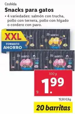 Lidl Coshida - snacks para gatos oferta