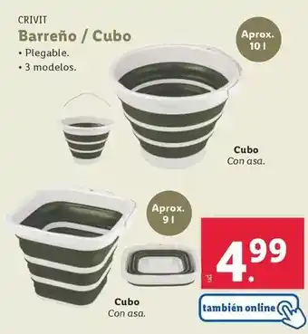 Lidl Crivit - barreno/cubo oferta