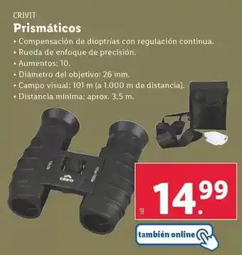 Lidl Crivit - prismáticos oferta
