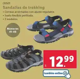 Lidl Crivit - sandalias de trekking oferta