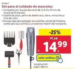 Lidl Set para el cuidado de mascotas oferta