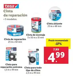 Lidl Tesa - cinta de reparación oferta