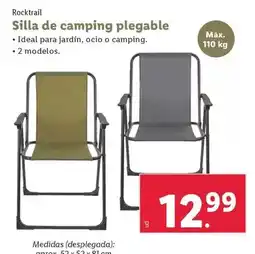 Lidl Rocktrail - silla de camping plegable oferta