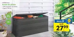 Lidl Livarno home - arcón de jardín oferta