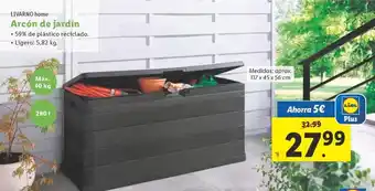 Lidl Livarno home - arcón de jardín oferta