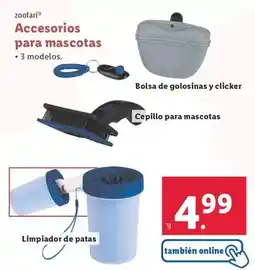 Lidl Zoofari - accesorios para mascotas oferta