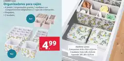 Lidl Livarno home - organizadores para cajón oferta