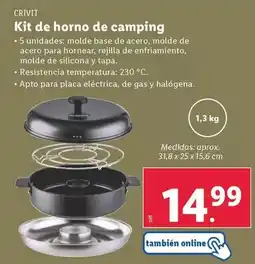 Lidl Crivit - kit de horno de camping oferta