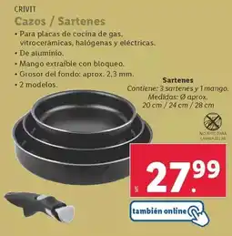 Lidl Crivit - cazos/sartenes oferta