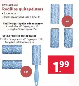 Lidl Livarno home - rodillos quitapelusas oferta
