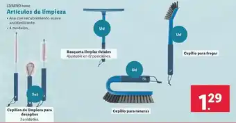 Lidl Livarno home - articulos de limpieza oferta